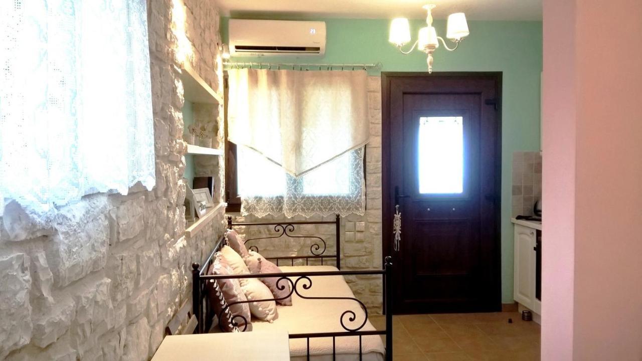 Stone Studio In Nature With View To Corfu Town! Evropouloi Bagian luar foto